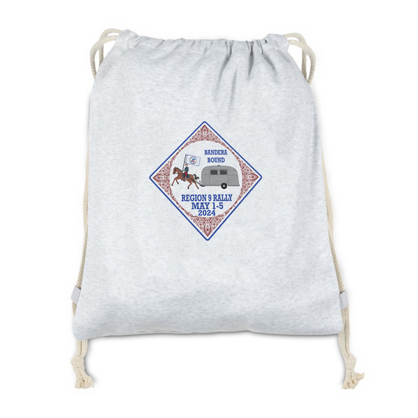 Custom Bandera Region 9 Rally Drawstring Backpack - Sweatshirt Fleece - Double-Sided
