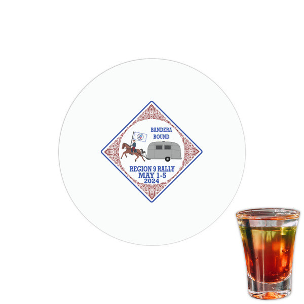 Custom Bandera Region 9 Rally Printed Drink Topper - 1.5"