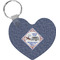 Bandera Region 9 Rally Heart Plastic Keychain