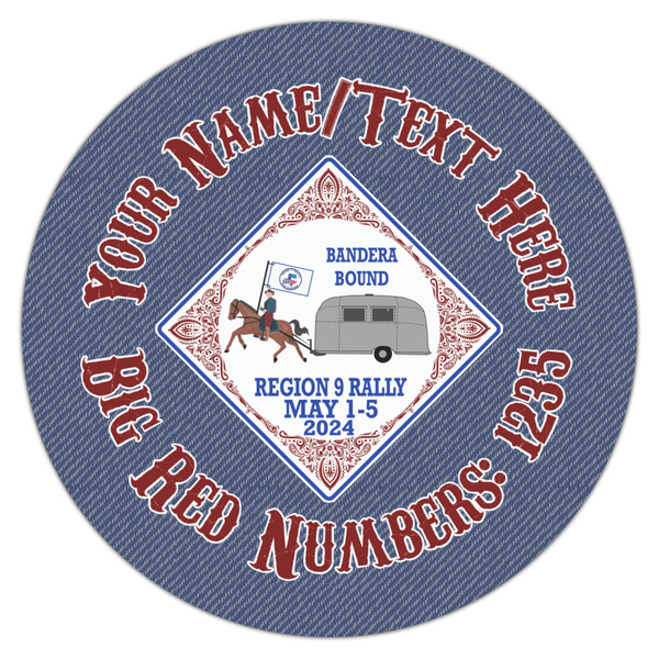 Bandera Region 9 Rally Icing Circle - Large - Single