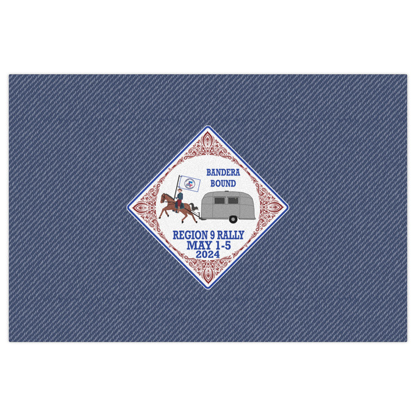Bandera Region 9 Rally Indoor / Outdoor Rug - 2'x3' - Front Flat