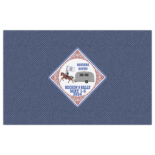 Bandera Region 9 Rally Indoor / Outdoor Rug - 5'x8' - Front Flat