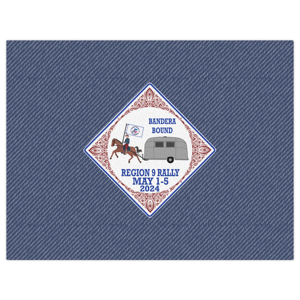 Bandera Region 9 Rally Indoor / Outdoor Rug - 6'x8' - Front Flat