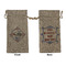 Bandera Region 9 Rally Burlap Gift Bag - Large - Double-Sided