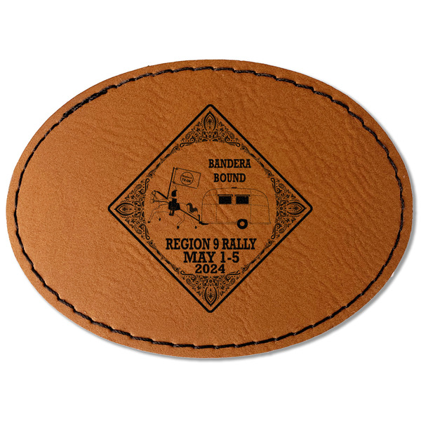 Bandera Region 9 Rally Leatherette Patches - Oval