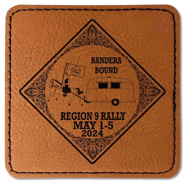 Bandera Region 9 Rally Leatherette Patches - Square