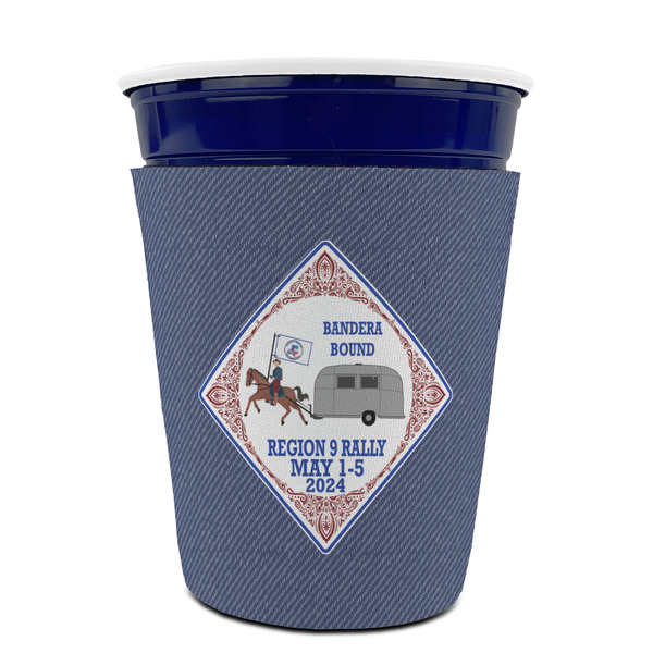 Bandera Region 9 Rally Party Cup Sleeves - without bottom - Front (On Cup)