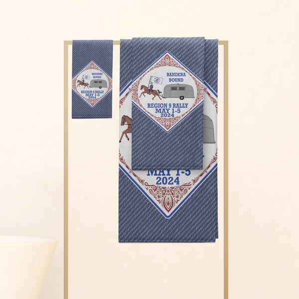 Bandera Region 9 Rally Personalized Towel Set