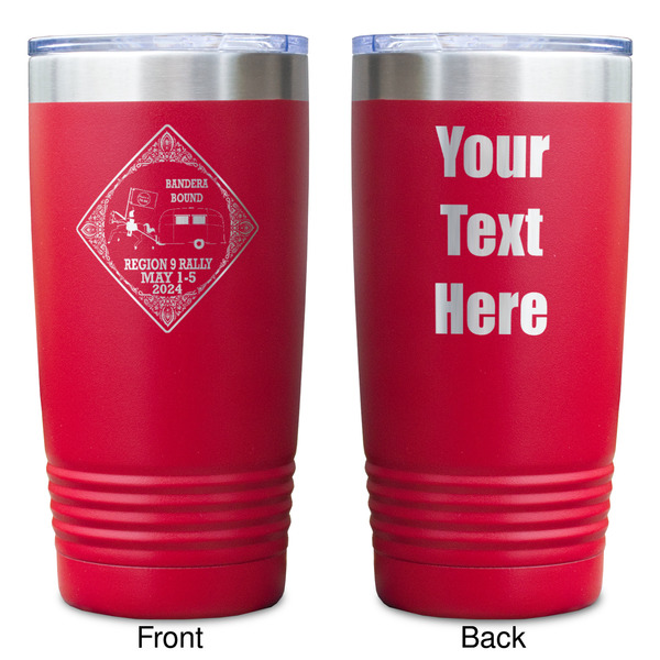 Bandera Region 9 Rally Red Polar Camel Tumbler - 20oz - Double Sided - Approval