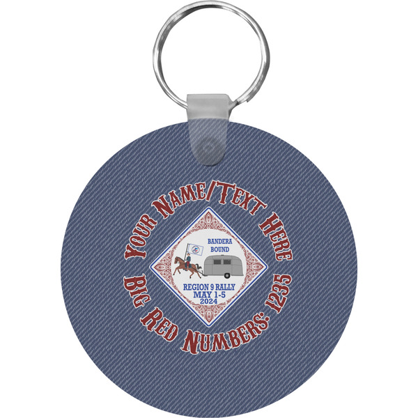 Bandera Region 9 Rally Round Keychain (Personalized)