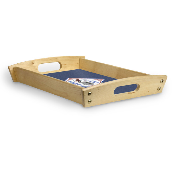 Bandera Region 9 Rally Serving Tray Wood Small - Corner