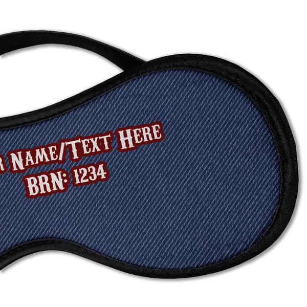 Bandera Region 9 Rally Sleeping Eye Mask - DETAIL Large