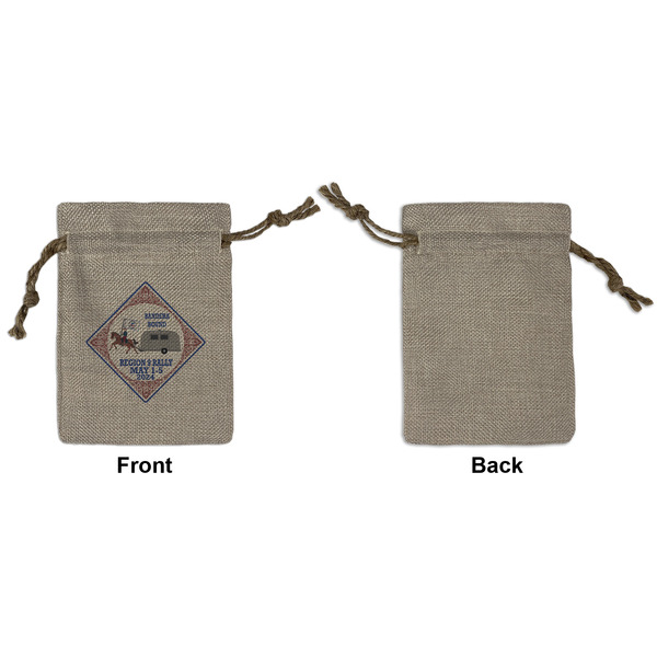 Bandera Region 9 Rally Small Burlap Gift Bag - Front Approval