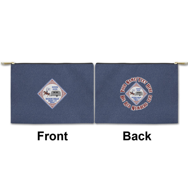 Bandera Region 9 Rally Small Zipper Pouch Approval (Front and Back)