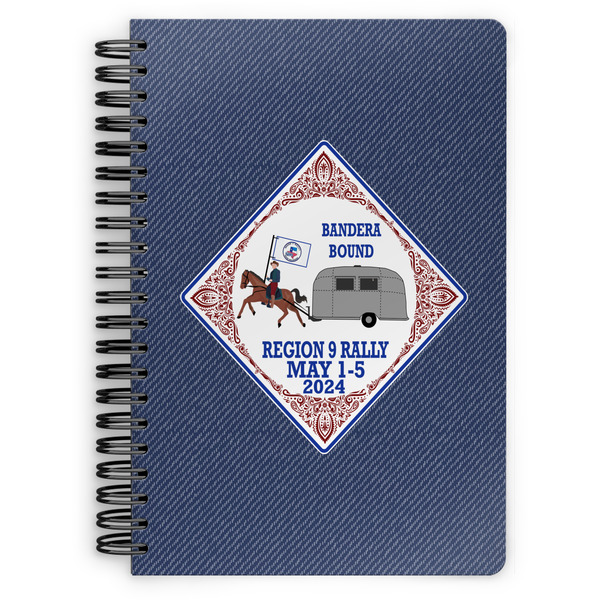 Custom Bandera Region 9 Rally Spiral Notebook