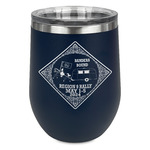 Bandera Region 9 Rally Stemless Stainless Steel Wine Tumbler - Navy - Single-Sided