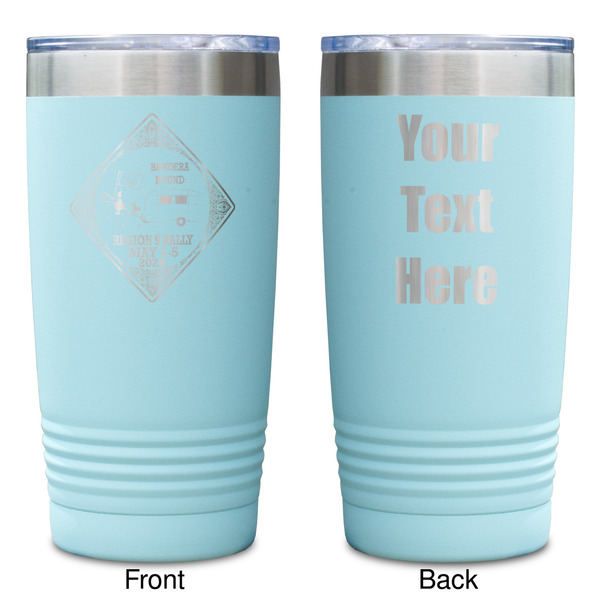 Bandera Region 9 Rally Teal Polar Camel Tumbler - 20oz -Double Sided - Approval