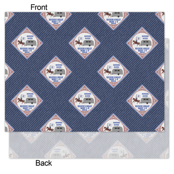 Bandera Region 9 Rally Tissue Paper - Heavyweight - Medium - Front & Back