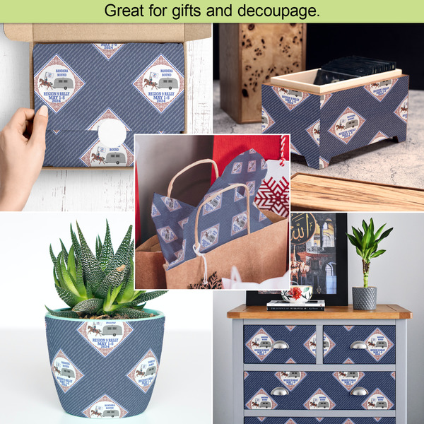 Bandera Region 9 Rally Tissue Paper - In Use Collage