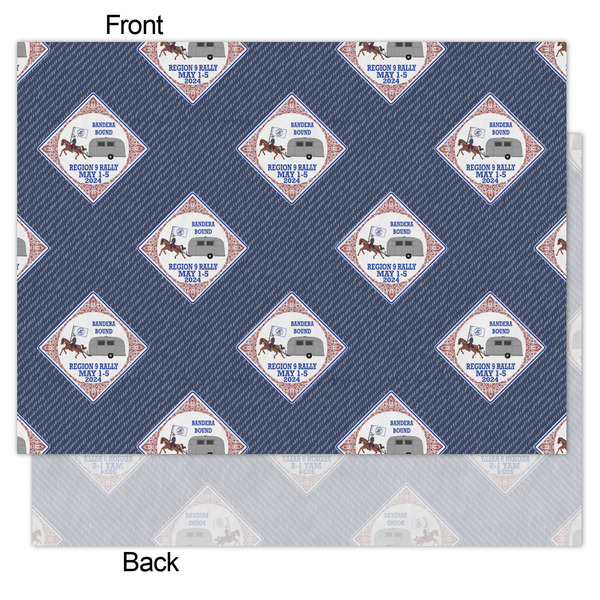Bandera Region 9 Rally Tissue Paper - Lightweight - Medium - Front & Back