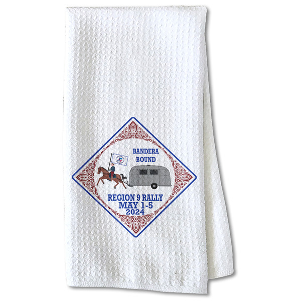 Bandera Region 9 Rally Waffle Towel - Partial Print Print Style Image