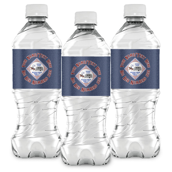 Bandera Region 9 Rally Water Bottle Labels - Front View