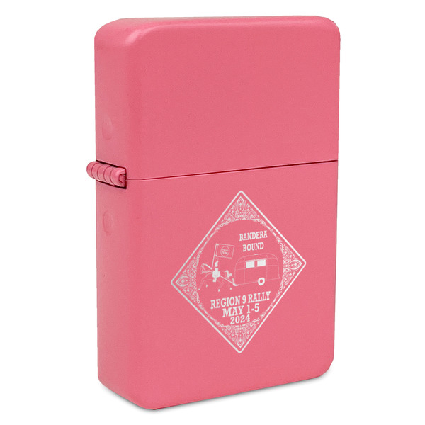 Bandera Region 9 Rally Windproof Lighters - Pink - Front/Main