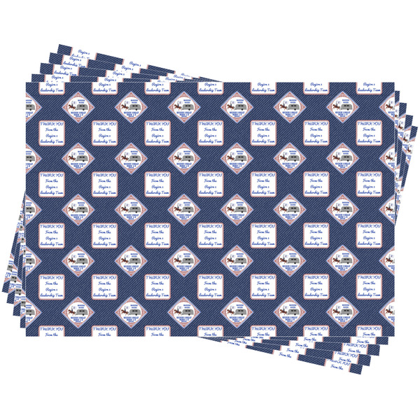 Bandera Region 9 Rally Wrapping Paper - Front & Back - Sheets Stack