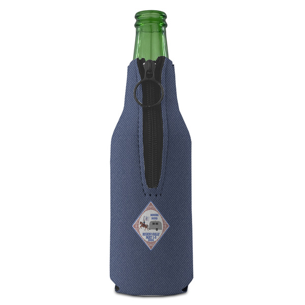 Bandera Region 9 Rally Zipper Bottle Cooler - BACK (bottle)