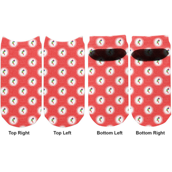 Region 3 Logo Adult Ankle Socks - Double Pair - Front and Back - Apvl