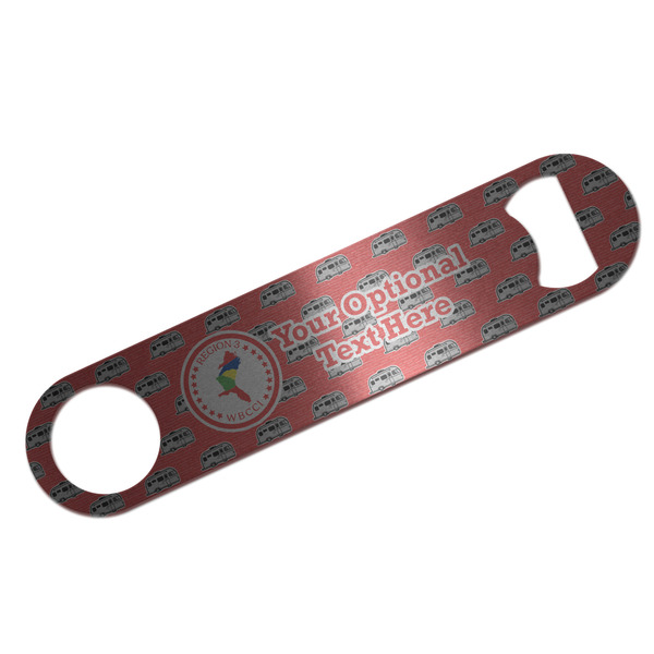 Region 3 Logo Bar Opener - Silver - Front