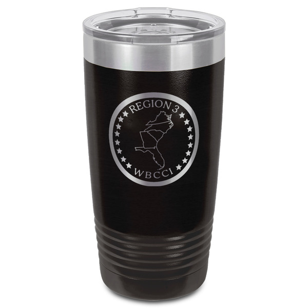 Region 3 Logo Black Polar Camel Tumbler - 20oz - Front