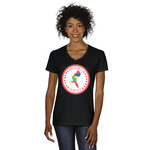 Region 3 Logo Women's V-Neck T-Shirt - Black - XL