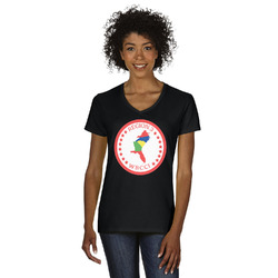 Region 3 Logo Women's V-Neck T-Shirt - Black