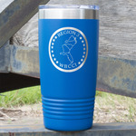 Region 3 Logo 20 oz Stainless Steel Tumbler - Royal Blue - Double-Sided