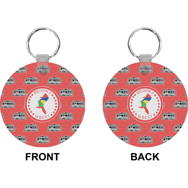 Region 3 Logo Circle Keychain (Front + Back)