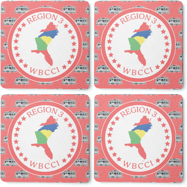 Region 3 Logo Coaster Rubber Back - Apvl