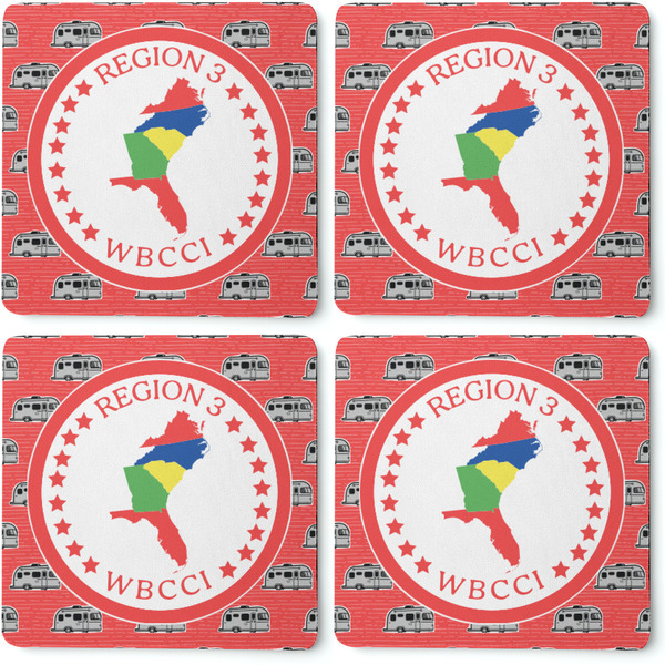 Region 3 Logo Coaster Rubber Back - Apvl