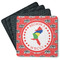 Region 3 Logo Square Rubber Backed Coasters - Set of 4