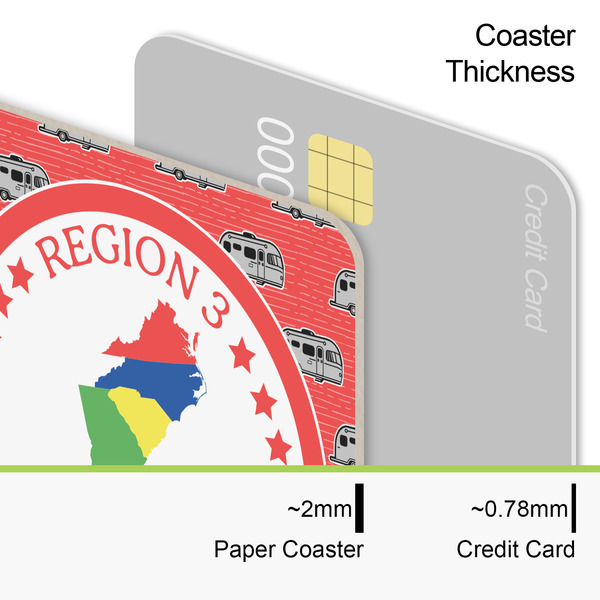 Region 3 Logo Coaster Thickness