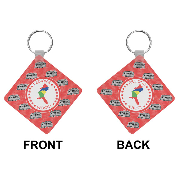 Region 3 Logo Diamond Keychain (Front + Back)
