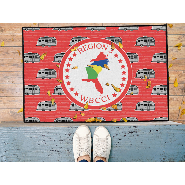 Region 3 Logo Door Mat - 36"x24" - Lifestyle