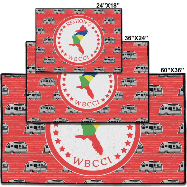 Region 3 Logo Door Mats - Size Comparison