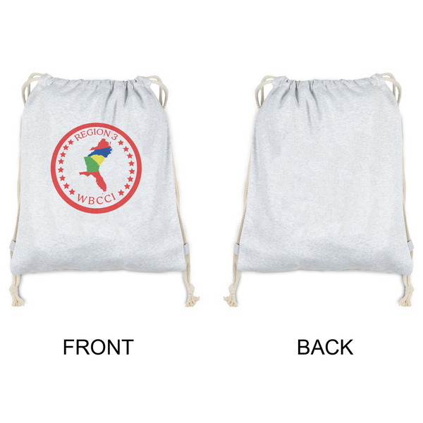 Region 3 Logo Drawstring Backpacks - Sweatshirt Fleece - Single Sided - APPROVAL
