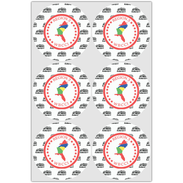 Region 3 Logo Drink Topper - Large - Set of 6