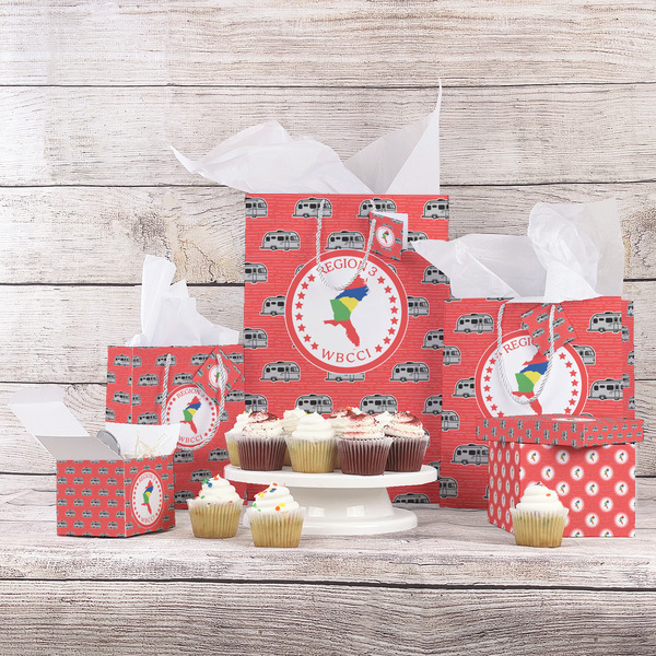 Region 3 Logo Gift Bags - In Context