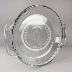 Region 3 Logo Glass Pie Dish - 9.5in Round