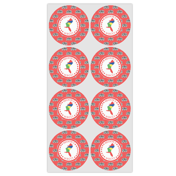 Region 3 Logo Icing Circle - Medium - Set of 8