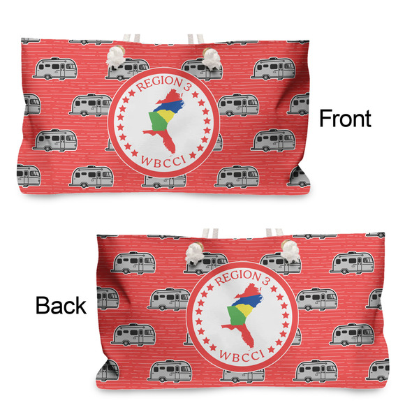 Region 3 Logo Large Rope Tote - From & Back View