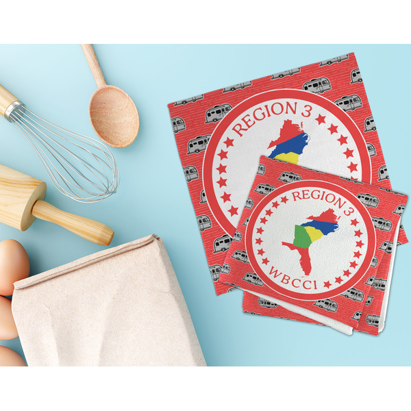 Region 3 Logo Microfiber Dish Rag - LIFESTYLE